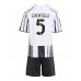 Juventus Manuel Locatelli #5 Hjemmedraktsett Barn 2025-26 Korte ermer (+ Korte bukser)